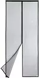 Apalus VP Fliegengitter Tür, Magnet Insektenschutz Balkontür 90x200 cm, 2 x Langlebiger als der Apalus Klassiker, Katzenkrallen Sicher, Stärkere Magneten, 3.8 cm Breites Klettband, Nicht Kürzbar