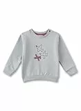 Sanetta Mädchen-Sweatshirt Beige | Hochwertiges und gemütliches Sweatshirt aus Bio-Baumwolle Mädchen. Sweatshirt mit Vogel-Motiv | Baby Bekleidung