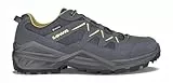 LOWA Herren Sirkos Evo GTX Lo Traillaufschuh, Stahlblau/Senf, 43 EU