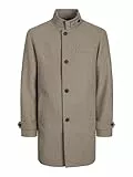 JACK & JONES Male Wollmantel Wollmantel