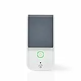 Nedis SmartLife - WLAN Smart Stecker - IP44 - Leistungsmesser - Typ F (CEE 7/7) - Integriert in die Nedis SmartLife App - Kompatibel mit Amazon Alexa & Google Home