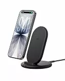 Belkin BoostCharge Induktive Ladestation, Wireless Charger Geeignet für Handyhüllen, Kabelloses Ladegerät für Apple iPhone, Samsung Galaxy, Google Pixel usw., inkl. 1,5-m-Kabel – Schwarz