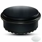 SilverRack Edelstahl Stopper [1 Stück] + 1 zusätzlicher Wandanschlag - Premium Türstopper ohne Bohren 1,1 kg - Türstopper