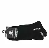 Skechers Socks Herren SK43022 Füßlinge, Schwarz (Black 9999), (Herstellergröße: 39/42) (3er Pack)