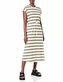 ONLY Women's ONLMAY S/S MIDI Stripe Dress JRS Kleid, Mermaid/Stripes:Cloud Dancer (kia), M