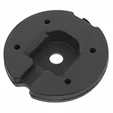 NUOBESTY Robuster Lampenfuß mit Gummibeschichtung und Gegengewicht 110X20mm für Schreibtisch und Stehlampen für Arbeits und Wohnräume