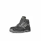 U-Power - Chaussures de sécurité hautes classiques et robustes REPTILE - Environnements humides - RS S3 SRC 44 Noir