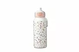 Mepal - Trinkflasche Pop-up Campus - Wasserflasche - Little Dutch - Auslaufsichere Flasche für die Schule - Wiederverwendbar - BPA-frei & Spülmaschinenfest - 400 ml - Flowers & Butterflies