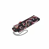 reisenthel Umbrella Pocket Mini Paisley Black Extrem Leichter und Flacher Taschenschirm aus recycelten PET-Flaschen Mit großem Schirmdach