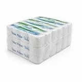 Vella Kleinrollen Toilettenpapier – 72 Rollen | 3-lagig | 100% Zellstoff Frischfasern | Weiß | Extra weich & reißfest | 250 Blatt je Rolle