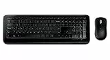 Microsoft Wireless Desktop 850 RF Wireless Schwarz - Tastaturen (Standard, Kabellos, RF Wireless, Schwarz, Maus enthalten)