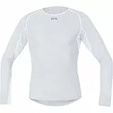 GORE WEAR Herren Windstopper Baselayer Thermo Shirt Langarm, Light Grey/White, L EU