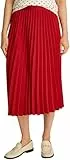 Tommy Hilfiger Damen Rock Fluid Pleated Pull On Midi Faltenrock, Mehrfarbig (Medium Red), 32