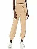 The Drop Damen Maddie superweiche Strick-Jogginghose mit lockerer Passform, Curds & Whey, XS