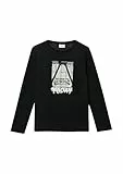 s.Oliver Junior Jungen 2172856 T-Shirt Langarm, Grey/Black, 170-176 EU