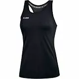 JAKO Damen Tanktop Run 2.0, Schwarz, 38