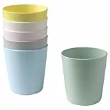 IKEA Kalas Childs Kunststoffbecher, Pastellfarben, mehrfarbig, 6 x 17 cm, 6 Stück