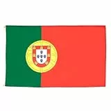 AZ FLAG - Flagge Portugal - 90x60 cm - Portugiesische Fahne 60 x 90 Cm Feiner Polyester - Flaggen