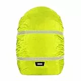 coocazoo Regenhülle, Yellow, gelb, reflektierend und wasserdicht, getapte Nähte, geeignet für Rucksäcke und Tornister, schützt vor Regen und Schmutz, ab der 3. Klasse