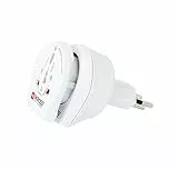 Skross 101405 Combo Steckeradapter, Weiß, One Size