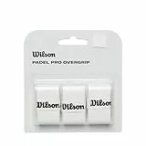 Wilson Padel Pro Overgrip, Weiß, 3er-Pack, WR8416301001