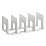Acryl Buchständer Bücherregal für den Schreibtisch Stehsammler Archivsammle DIY Buchablagen mit 4 Fächer Katalogsammler für Bücher Ordner Zeitschriften Notizbücher Organizer CD Halter