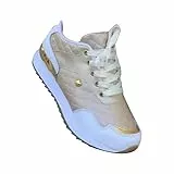 Laufschuhe Damen Running Sneakers Weiblich Plattform Schuhe Walkingschuhe Mode Freizeitschuhe Fashion Straßenlaufschuhe Fitnessstudio Sportschuhe Schnürschuh mit Memory Foam