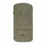 hauck Universal Sitzauflage für Buggys, Kinderwagen & Fahrradanhängern aus Atmungsaktiver, Weicher Baumwolle, Einfache Befestigung, für Sommer & Winter (Pushchair Seat Liner, Olive)