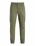 JJ REBEL Herren JREBMICHAEL Slim Show NOOS Cargohose, Olive Night, 31 W/ 32 L