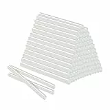 UISEBRT Heißklebestifte Klebesticks 11mm x 200mm transparent - 100 Stück DIY Standard Heißklebesticks Super starke Heißkleber Heißklebepatronen für Heißklebepistole (2KG Transparent)