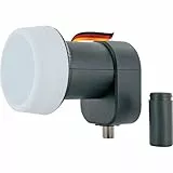 SCHWAIGER 272 Single LNB Low Noise Blockconverter digital LNB-Kappe Satellitenschüssel-Zubehör Multifeed Wetterschutz anthrazit