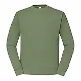 Fruit of the Loom Classic Sweat Shirt, Set In, olivgrün, Gr. L, Unisex