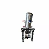 Membranpumpe, Mini-Pneumatik-Membranpumpe QBY3-25 Gusseisen-Aluminiumlegierung, Kunststoff, Edelstahl, Druckfiltration, Abwasser, chemische Wasserpumpe