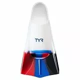 TYR Stryker Silikonflosse für Erwachsene, Unisex, transparent, Größe XL