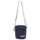 Levi's Men's Mini Crossbody Solid (Red Batwing) Cross Bag, Navy blue,One Size