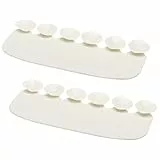 UOCAI 2 Stück Urinabweiser für Toilettensitz, Toiletten Spritzschutz mit Saugnapf, Schutz des Toilettensitzes für den Toilettendeckel Zum Schutz vor Spritzern bei Kindern und Erwachsenen