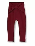 Müsli by Green Cotton Baby - Mädchen Cozy Me Sweat Pretty Pants, Cabernet, 98 EU