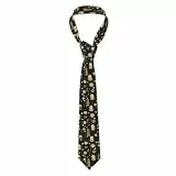 HJFCZH Gnome Bee Yellow Floral Printing Men's formal suit and tie, suitable for daily commuting and business social occasions.