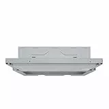 NEFF D46BR22X2, N 30, Flachschirmhaube, 60 cm, Made in Germany, LED-Licht, Integriertes On und Off, sehr leise, leistungsstark, Silbermetallic