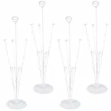 4PCS Ballon Stick Halter Transparente Ballonsticks Luftballons Ständer HalterDesktop Ballonständer Dekoration für Party Feier