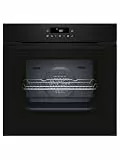 NEFF B2CCJ7AK3, N30, Einbau-Backofen, 60 x 60 cm, LED Touch Control, 3D Heißluft, CircoTherm, Air Fry und Air Fry-Backblech, Automatikprogramme, Pyrolyse und Easy Clean, Kindersicherung, Schwarz