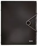 Leitz 45701095 Solid Ordnungsmappe PP A4, 12 Fächer, schwarz