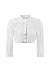 Stockerpoint Damen Candy Trachtenbluse, Weiß, 38