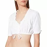 Stockerpoint Damen B-1018 Dirndlbluse, Weiß, 38 EU