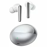 oraolo Bluetooth Kopfhörer, In Ear Ohrhörer Wireless Earbuds Bluetooth 5.3 Kopfhörer mit HiFi Stereo, 30H Spielzeit, kristallklarer Anruf, Typ-C Aufladung, Touch-Steuerung, IPX6 wasserdichte, Silber