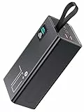 Power Bank,Externer Handyakku Schnell Aufladende Powerbank USB C mit LED Display Tragbares Ladegerät für iPhone,Camping, Outdoor