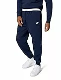 Nike Herren M Nk Club Bb Jogger Jogging Pants, Obsidian/Obsidian/White, L EU