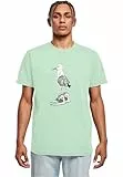Mister Tee Herren T-Shirt, 100Prozent Baumwolle, neo Mint, M
