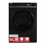 Sharp KD-PRO0S7GBD-DE Wäschetrockner, 10kg, D, WiFi, 15 Programme inkl. 20-Minuten-Schnelltrockenprogramm, Schwarz