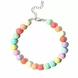 RayMinsino Pet Jewelry Hundehalsband mit Perlen, süßer Teddy-Halsband, Schmuck, Chihuahua, York, Kleidung, Kleid, Zubehör